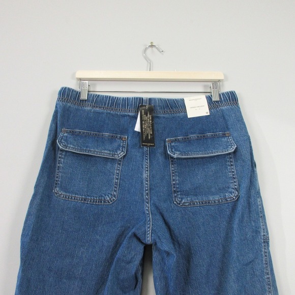 Banana Republic Tapered Mid Rise Ankle Jeans Women M Stretch Pull On Jogger 642 - Picture 10 of 14